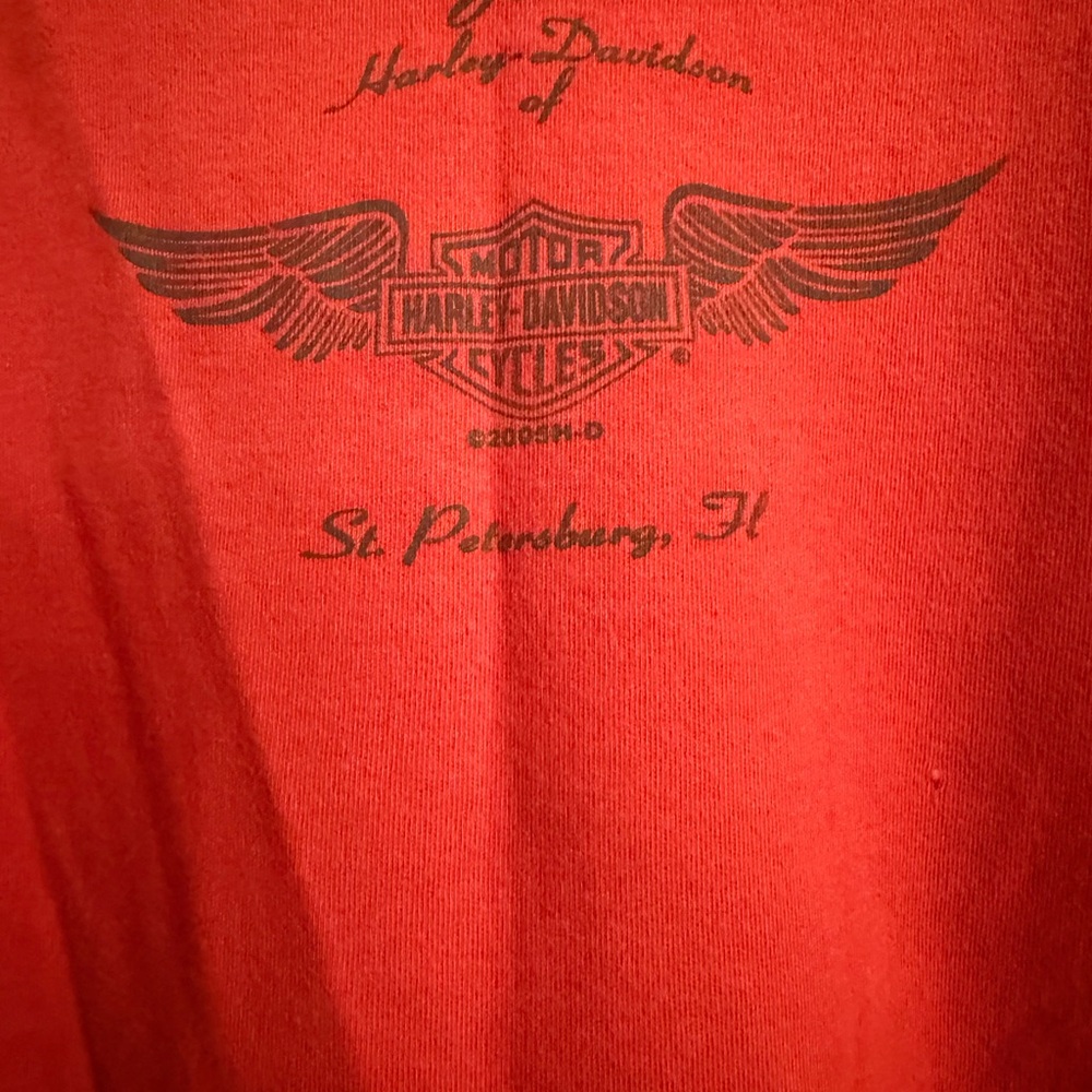 Harley-Davidson Women's Vibrant Red Tank Top - Picture 4 of 5